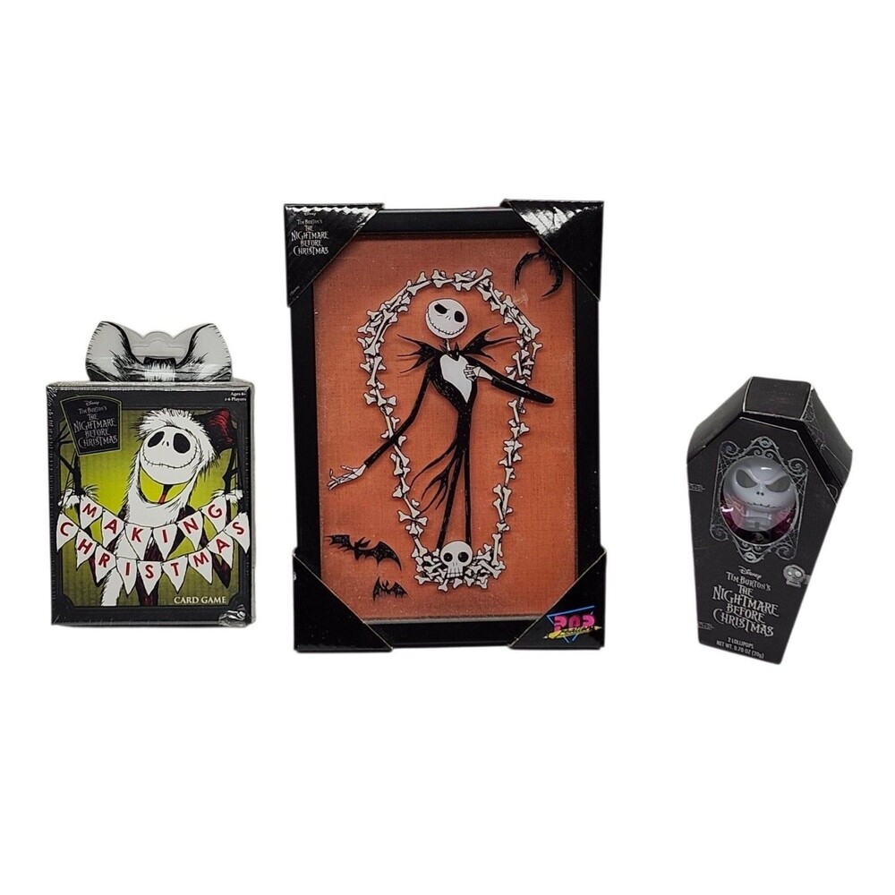 Disney Nightmare Before Christmas Jack Skellington Decor Funko Card Game